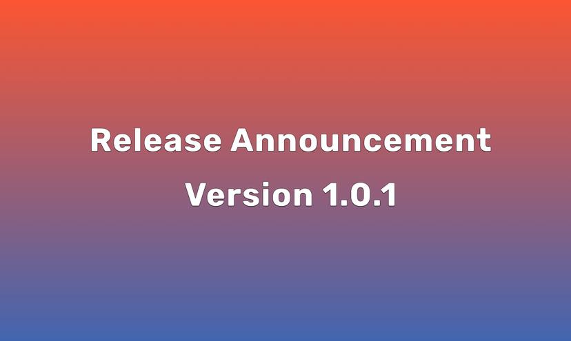 Release 1.0.1