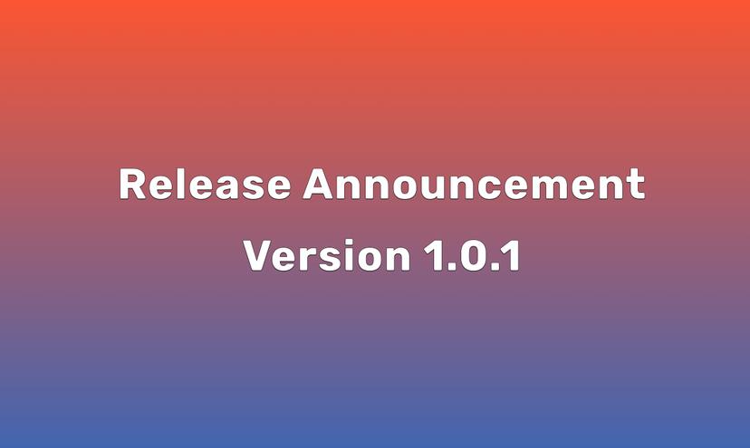 Release 1.0.1